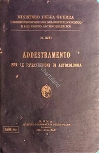 Militaria - Addestramento per esercitazione di autocolonna N. 3751 - 1941 - Foto 1 di 1