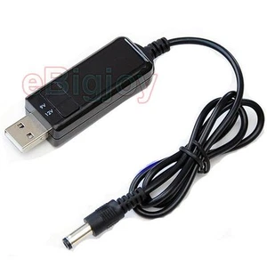 USB 5V to 9V 1.5A/12V 1.2A Voltage Converter Booster 5.5x2.1/2.5 Transformer - Picture 1 of 5