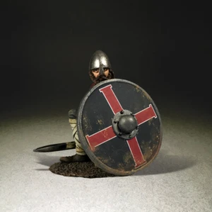 BRITAINS WRATH OF THE NORTHMEN 62124 ESCUDO SAJÓN DEFENSOR DE PARED SEAVER - Imagen 1 de 2