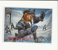 2009-10 Collector's Choice Warriors of Ice Hockey Card #W5 Sidney Crosby
