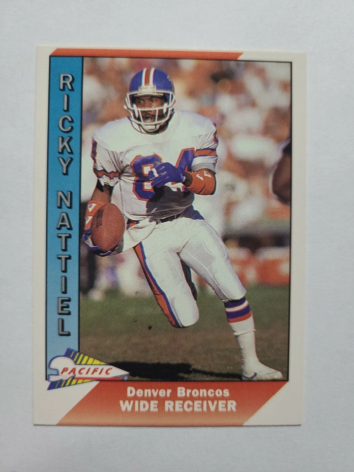 RICKY NATTIEL 1991 PACIFIC FOOTBALL CARD # 124 E5993 - Image 1 of 1
