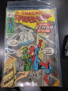 AMAZING SPIDER-MAN 92 - GWEN STACY - SAM BULLIT - ICEMAN (1971) Spiderman - Picture 1 of 2