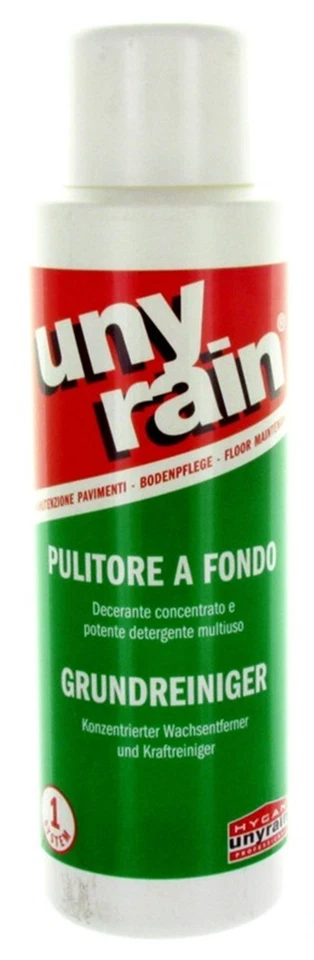 PULITORE A FONDO UNYRAIN 1 Litro € 11,00 - ottimo per pavimenti pvc e gomma