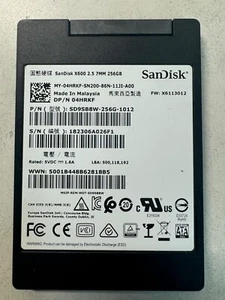 DELL 4HRKF X600 SD9SB8W-256G-1012 256GB 6 Gb/s SATA 2.5" SSD - Picture 1 of 3
