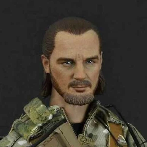 1/6 Male Head Sculpt Soldier Head Carved for 12" Easy&Simple Male Figure Body - Picture 1 of 5