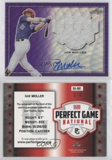 2020 Leaf Perfect Game National Showcase Metal Purple Wave /8 Ian Moller Auto