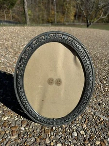 Ashleigh Manor Vintage Victorian Style Oval Metal Picture Frame - Picture 1 of 16