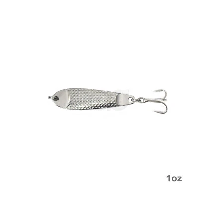 Лот товаров 1 унция хром серебро кованые короткие рыболовные ложки стиль Hopkins приманка приманка джиг - Изображение 1 из 4