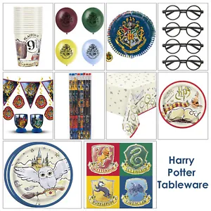 HARRY POTTER Birthday Party Tableware Decorations Supplies Plates Cups Banners - Picture 1 of 35