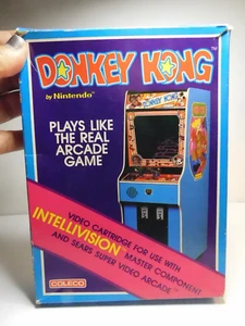 DONKEY KONG INTELLIVISION CARTRIDGE WITH ORIGINAL BOX B26 - Picture 1 of 5