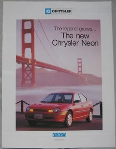 1996 Chrysler Neon Brochure - Picture 1 of 2
