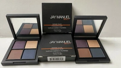 Jay Manuel Beauty Intense Color 2 x 0.05oz Eyeshadow Quad Crave 2 Pcs.New In Box - Image 1 of 3