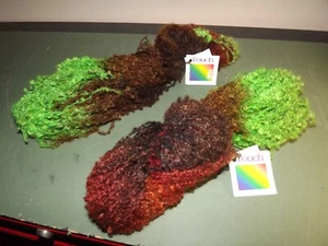2 Skeins Multi-Colored "Touch" Hand Painted Yarn w/Tags From New Zealand - Picture 1 of 4