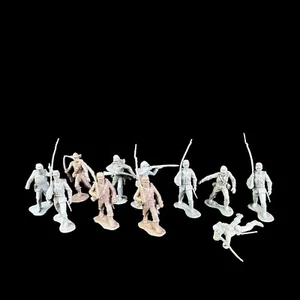 MARX Vintage Blue Gray Civil War Action Figures Lot Of 11 - Picture 1 of 18