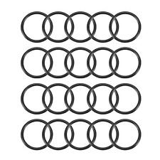 20Pcs 22mm x 1.9mm Rubber O-rings NBR Heat Resistant Sealing Ring Grommets Black