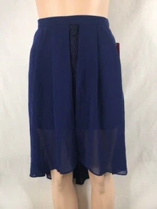 Junior's NWT BCX Navy Blue Skirt Set Lace Top One piece Size 10 - Picture 1 of 5