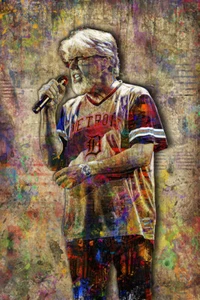 BOB SEGER Poster, THE SILVER BULLET BAND Pop Art Tribute Print Free Shipping US - Picture 1 of 5