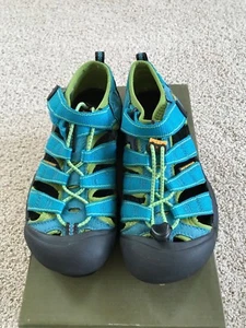 Sandalias Keen Girls Youth Newport H2 Mar Caribe Azul Talla 4 Usadas en Excelente Condición - Imagen 1 de 7