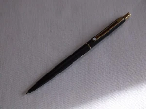 Montblanc Slim Line # 2518 Black / Gold / Mechanical Pencil / With Eraser - Picture 1 of 23