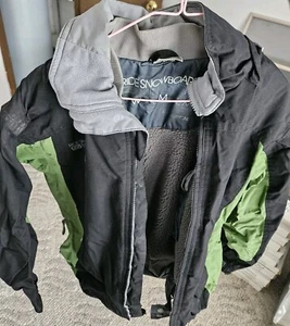 Ride Snowboards Womens Jacket MTN Dry Series Size M Green & Black - Picture 1 of 7