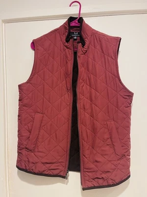 Chaleco MAGASCHONI Mujer S/P Cremallera Completa Forrado Diamante Acolchado en Granate Foto 1 de 4