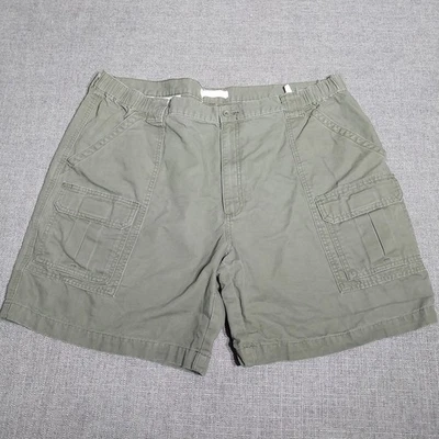 Pantalones Cortos de Senderismo Savane Cargo 42 Cintura Flexible Verde Oliva 7" Entrepierna Foto 1 de 4