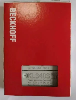 New In Box Beckhoff KL3403 PLC Module KL3403 KL3403 Free shipping - Image 1 of 4