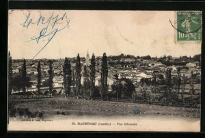 CPA Hagetmau, Vue Générale 1923 - Picture 1 of 2