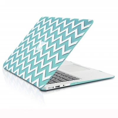 DCase 32157 Chevron Azul Caliente Turquesa Ultra Delgado Ligero Goma Duro Foto 1 de 2