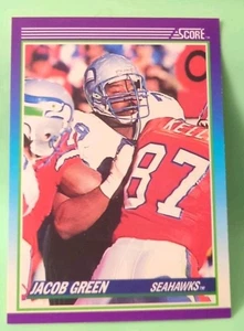 1990 Score - Jacob Green #114 - Seattle Seahawks  - Picture 1 of 2