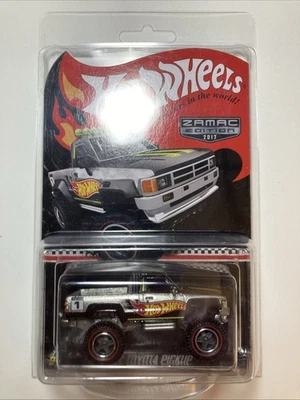 HOT WHEELS 2017 ZAMAC EDIÇÃO WALMART CORREIO EM 1987 TOYOTA PICAPE BOA - Imagem 1 de 4