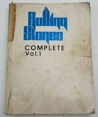  Partituras completas de los Rolling Stones 1982 volumen 1 Columbia Pictures Publications  Foto 1 de 4