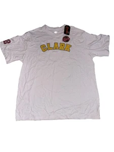 Neu mit Etikett WNBA Caitlin Clark Indiana Fever #22 weißes T-Shirt FISSL Erwachsene Größe 2XL - Bild 1 von 8
