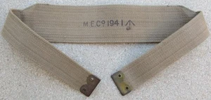 RARE British Army:"1941 WEB BREN SUPPLEMENTARY POUCHES STRAP" (37 Pattern, MECo) - Picture 1 of 6