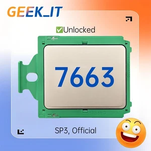 ✅(Desbloqueado) CPU AMD EPYC 7663 2.0GHz 56C / 112T 256MB 240W SP3 - Imagen 1 de 1