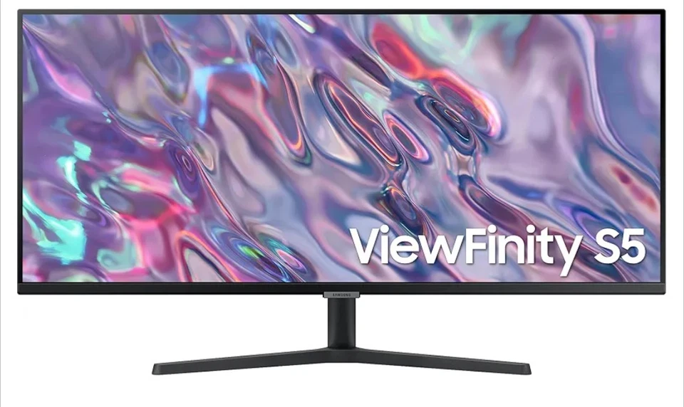 Samsung ViewFinity S5. (S34C504GAN) 34" 1440p HDR 100 Hz Gaming Monitor - Image 1 of 4
