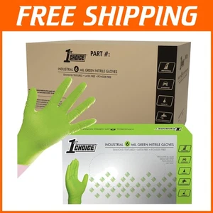 Guantes de nitrilo desechables 6 mil - Protección de alta resistencia sin látex, X-grande 1000 - Imagen 1 de 8