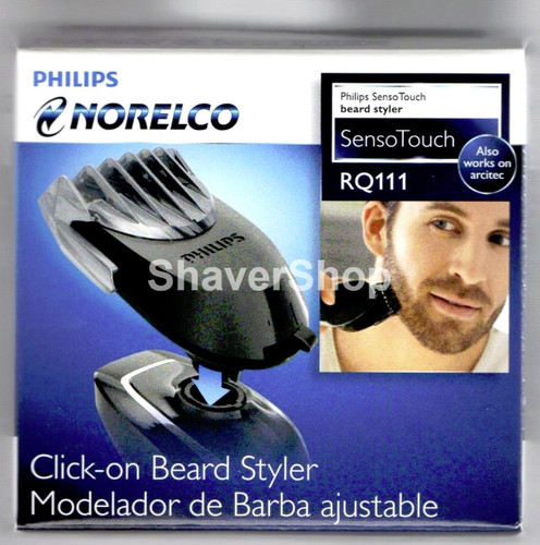 NEW PHILIPS NORELCO RQ111 Click-On Beard STYLER for SENSOTOUCH/ARCITEC ...