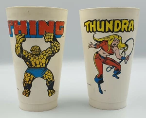 THE MARVEL UNIVERSE: THE THING & THUNDRA SLURPEE TAZAS DE 7 ONCE, EE. UU. (MLFP) - Imagen 1 de 8