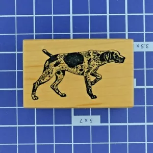 Sello de goma de madera PSX de raza de perro hecho en EE. UU. F-849 - Imagen 1 de 8