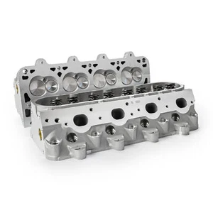 Chevy GM LS1 LS2 LS6 225cc 64cc CNC Hydraulic Flat Assembled Cylinder Heads - Picture 1 of 5