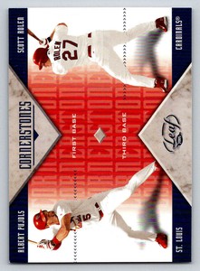 2005 Leaf Cornerstones #1 A.Pujols/S.Rolen