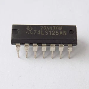 1x SN74LS125AN. Integrated Circuit DIP-14 74LS125 - Picture 1 of 3