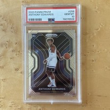 2020 Prizm Anthony Edwards PSA 10 Gem Mint Rookie Card RC #258