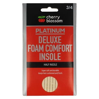 Cherry Blossom Platinum Deluxe Foam Comfort Halb Einlegesohlen