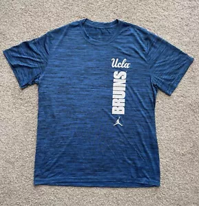 Nike x Jordan UCLA Bruins Dri Fit Short Sleeve Tshirt Mens XL Blue - Picture 1 of 8