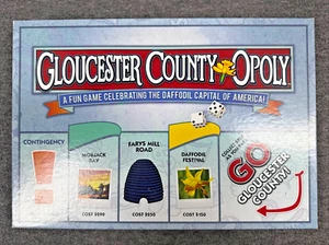 Gloucester County-Opoly Board Game Monopoly Virginia Daffodil Festival Rare HTF - Picture 1 of 15