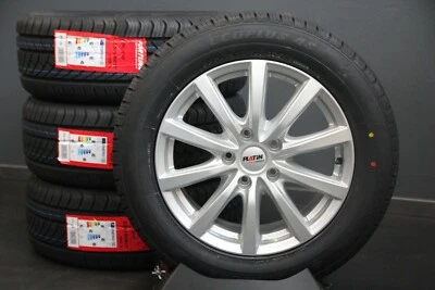 VW Bus T5 T6 T6.1 Transporter Satz Räder Alufelgen P69 silber Allwetterreifen - Bild 1 von 2