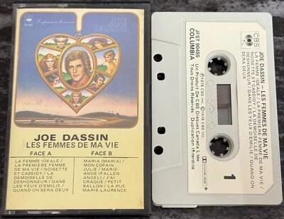 Joe Dassin - Les Femmes De Ma Vie [Audio Cassette Tape 1978 CBS] Canada French - Image 1 of 3