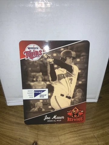 Joe Mauer Minnesota Twins Rochester Red Wings Magnet MLB Baseball Cover